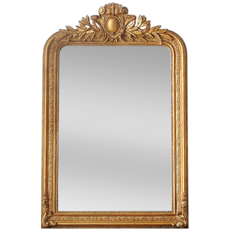 Зеркало Polastron Mirror Gold Винтажное Светлое Золото Зеркало Polastron Mirror Gold Винтажное Светлое Золото в Грозном | Loft Concept