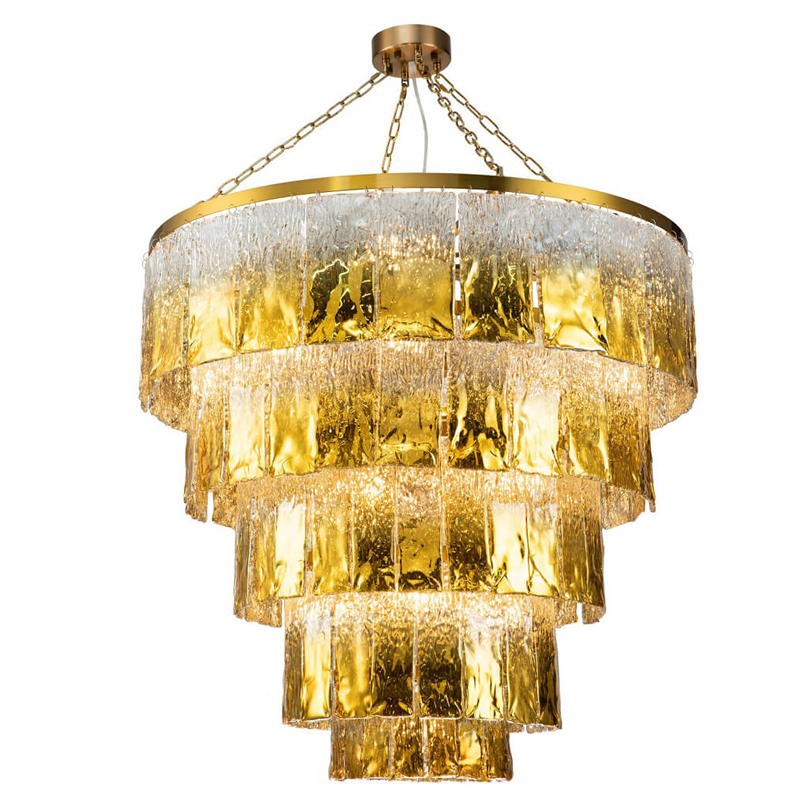 Люстра Golden Ombre Chandelier 100 Золотой Люстра Golden Ombre Chandelier 100 Золотой в Грозном | Loft Concept