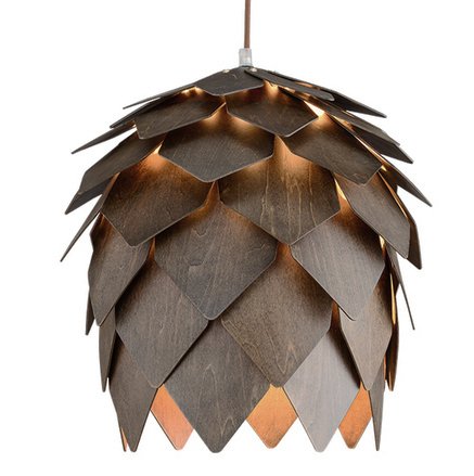 Подвесной светильник Crimea Pine Cone Brown Коричневый Подвесной светильник Crimea Pine Cone Brown Коричневый в Грозном | Loft Concept