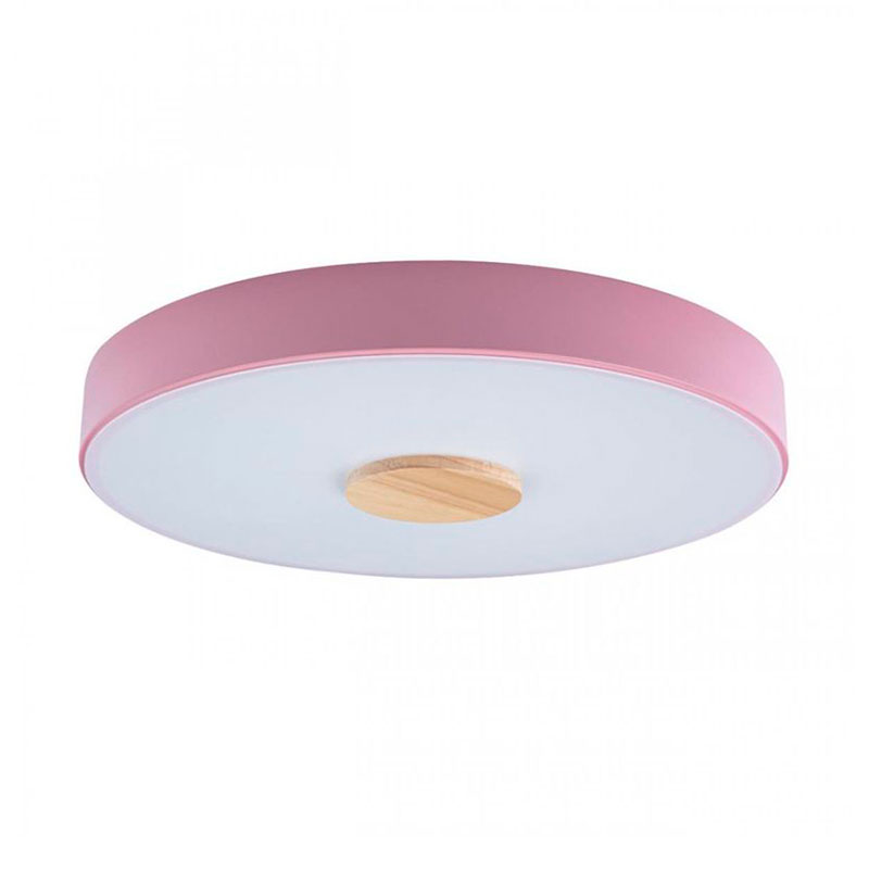 Потолочный светильник Wooden Wheels Pink диаметр 40 Белый Розовый пастельный Древесина Потолочный светильник Wooden Wheels Pink диаметр 40 Белый Розовый пастельный Древесина в Грозном | Loft Concept