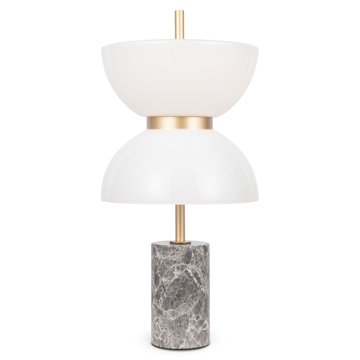 Настольный светильник Gray marble Золотой Серый Настольный светильник Gray marble Золотой Серый в Грозном | Loft Concept