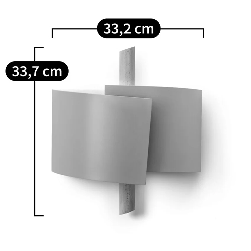 Бра из металла и дерева Ruell White Metal Wooden Wall Lamp Бра из металла и дерева Ruell White Metal Wooden Wall Lamp в Грозном