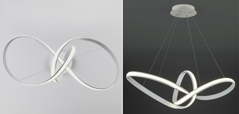 Люстра Mobius Strip White Chandelier Люстра Mobius Strip White Chandelier - Loft-Concept в Грозном