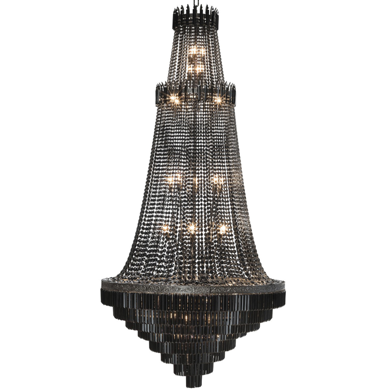 Люстра ABHIKA LAMP EMPIRE BRONZE Черный Темная бронза Люстра ABHIKA LAMP EMPIRE BRONZE Черный Темная бронза в Грозном | Loft Concept