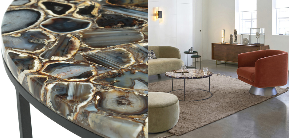 Стол кофейный Natural Agate Стол кофейный Natural Agate - Loft-Concept в Грозном