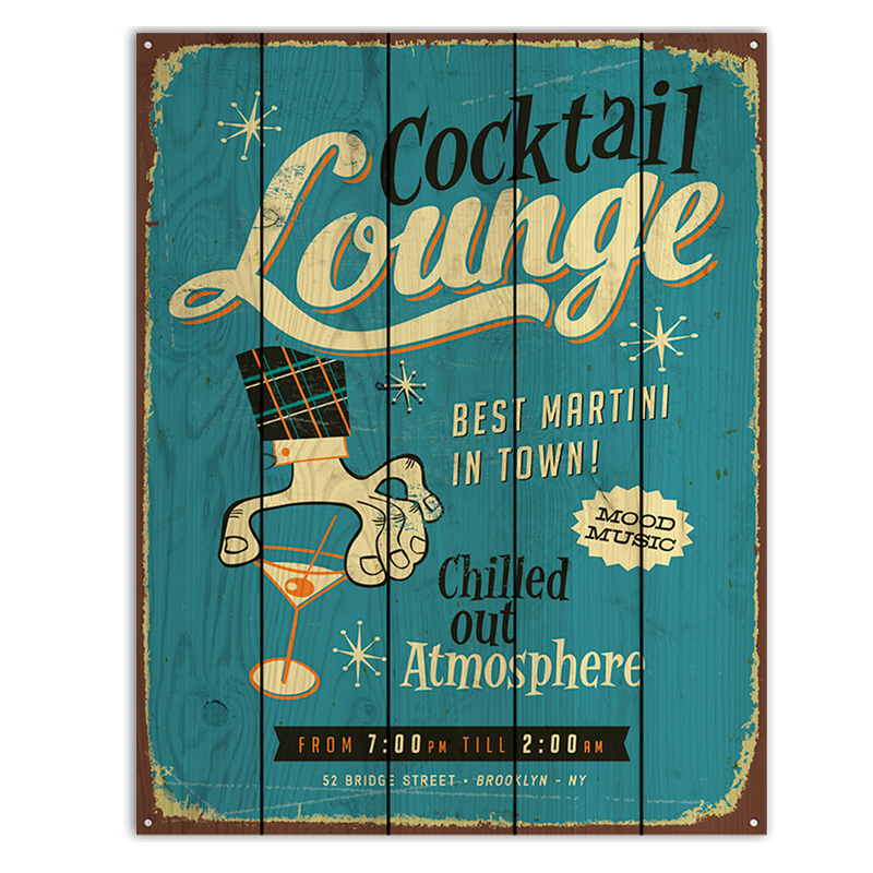 Постер Cocktail Lounge Постер Cocktail Lounge в Грозном | Loft Concept