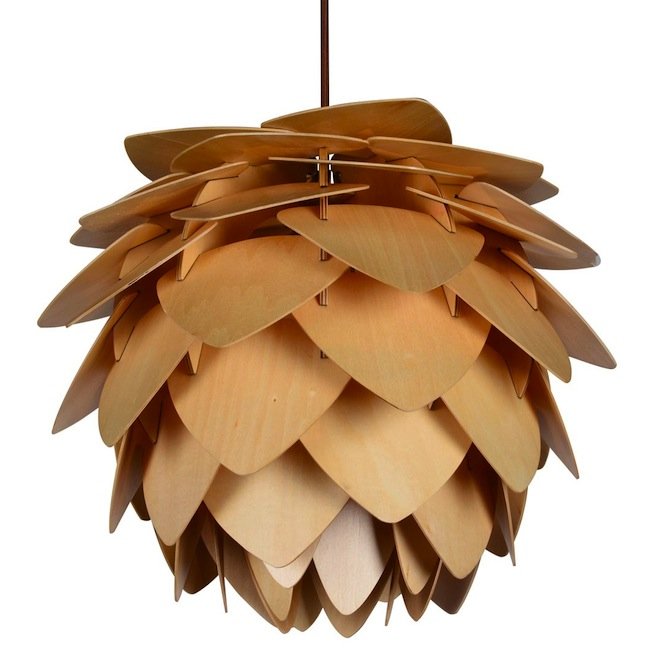 Люстра Pinecone Wooden Conia Береза Люстра Pinecone Wooden Conia Береза в Грозном | Loft Concept
