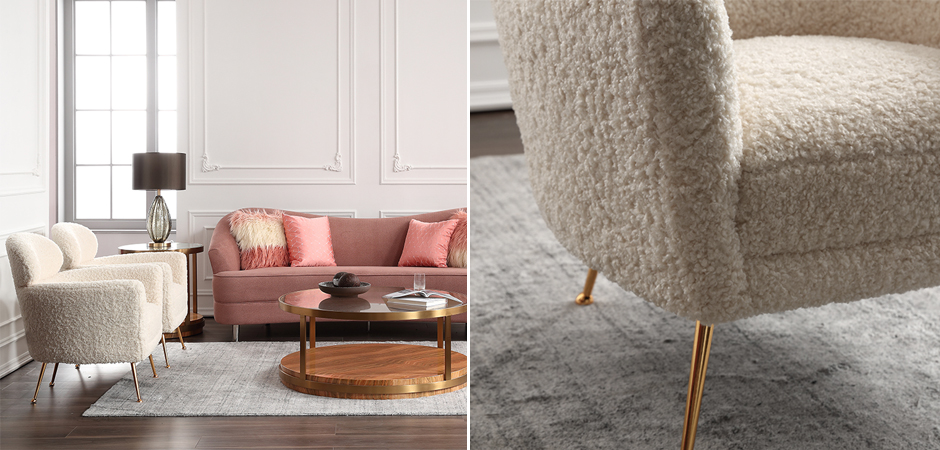 Кресло Milk Boucle Chair Кресло Milk Boucle Chair - Loft-Concept в Грозном