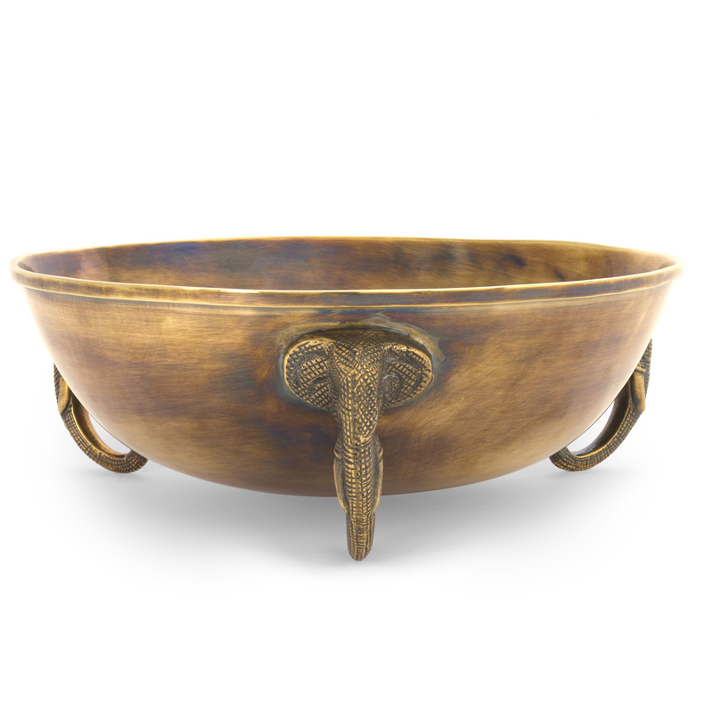 Чаша Eichholtz Bowl Maharaja brass Винтажная латунь Чаша Eichholtz Bowl Maharaja brass Винтажная латунь в Грозном | Loft Concept