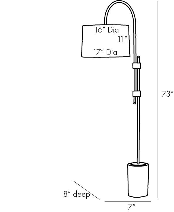 Торшер Arteriors ILY FLOOR LAMP Торшер Arteriors ILY FLOOR LAMP в Грозном