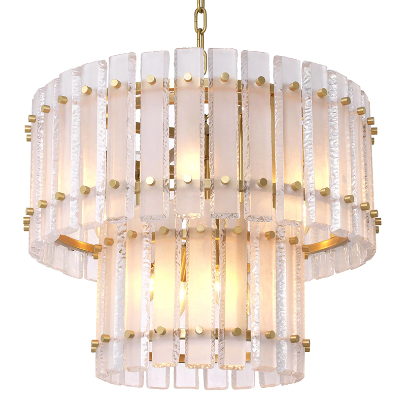 Люстра Eichholtz Chandelier Blason Латунь Прозрачный Люстра Eichholtz Chandelier Blason Латунь Прозрачный в Грозном | Loft Concept