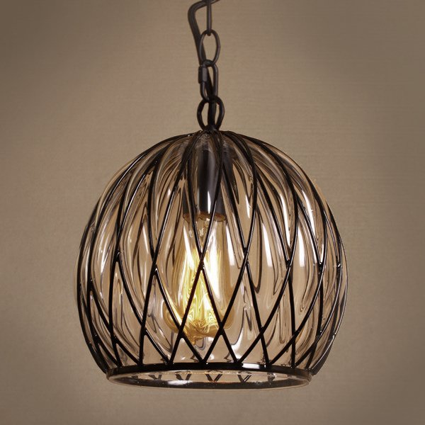 Подвесной светильник Metal Mesh and Glass Pendant I Подвесной светильник Metal Mesh and Glass Pendant I в Грозном | Loft Concept