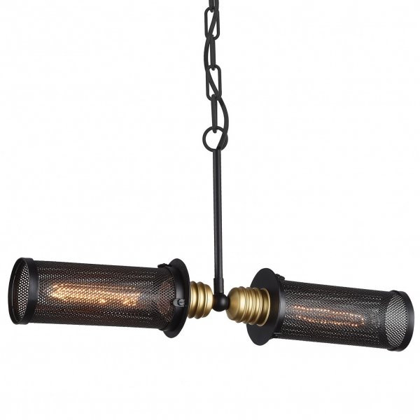 Люстра Nightwatch Pendant Double Черный Люстра Nightwatch Pendant Double Черный в Грозном | Loft Concept