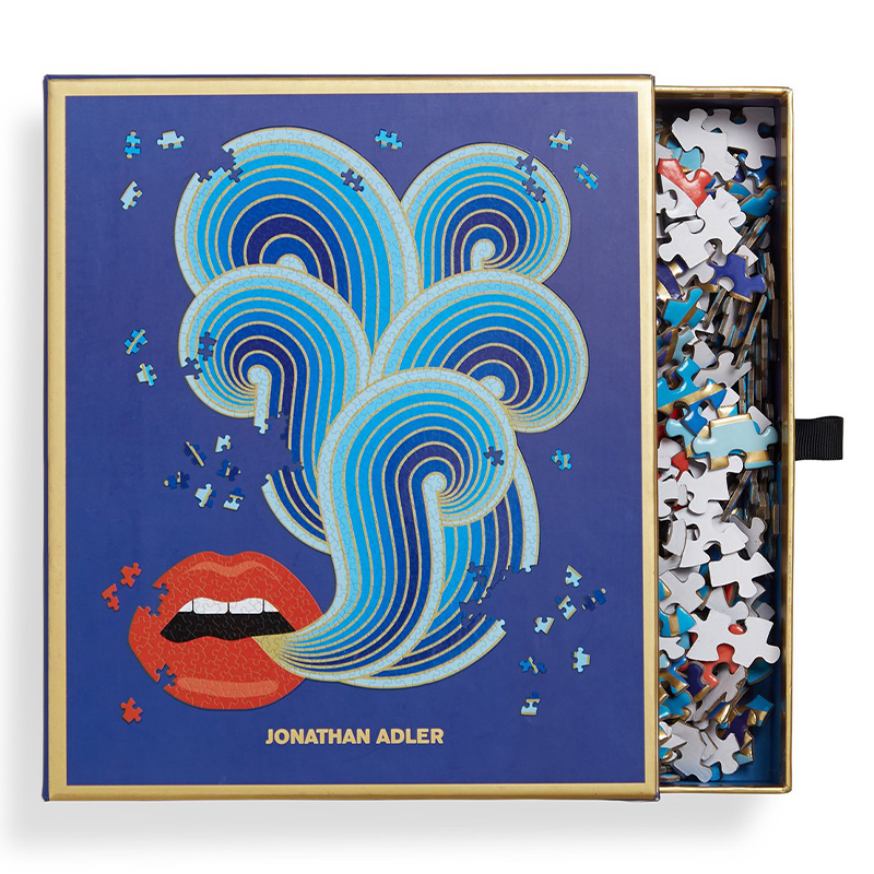 Пазлы LIPS SHAPED PUZZLE Jonathan Adler Мульти Темно-синий Пазлы LIPS SHAPED PUZZLE Jonathan Adler Мульти Темно-синий в Грозном | Loft Concept
