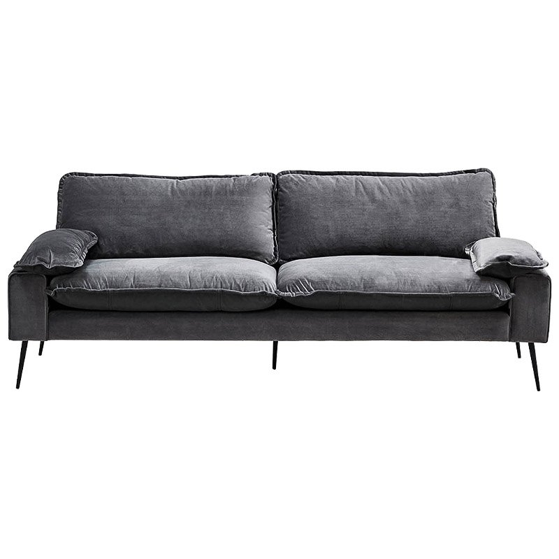 Диван Hilario Sofa Графит Черный Диван Hilario Sofa Графит Черный в Грозном | Loft Concept