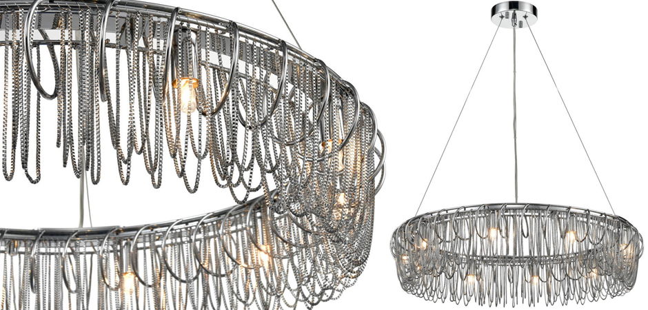 Люстра Spiral & Chains Chrome Circle Люстра Spiral & Chains Chrome Circle - Loft-Concept в Грозном