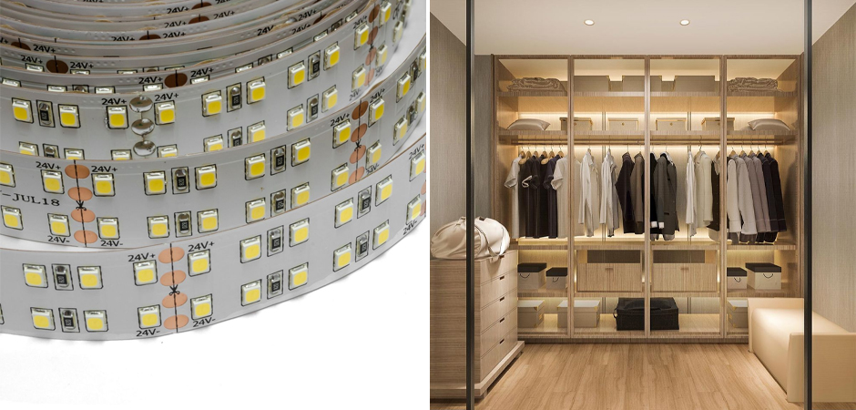 Светодиодная лента 38W/m 240Led/m 2835SMD теплый белый Светодиодная лента 38W/m 240Led/m 2835SMD теплый белый - Loft-Concept в Грозном