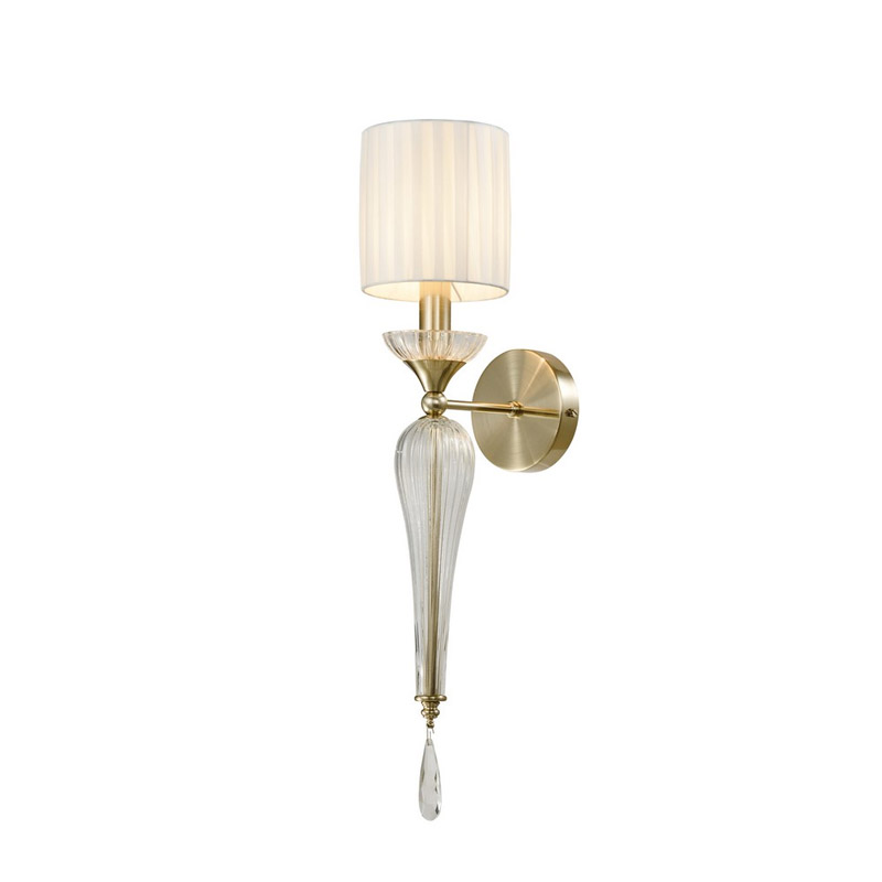 Бра Torch Brass с Абажуром Белый Латунь Бра Torch Brass с Абажуром Белый Латунь в Грозном | Loft Concept