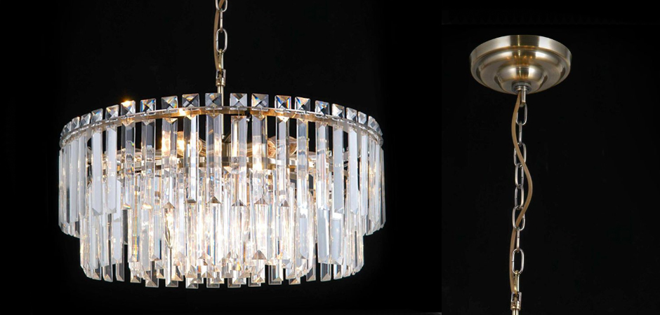 Люстра Odeon Chandelier Прозрачное Стекло Люстра Odeon Chandelier Прозрачное Стекло - Loft-Concept в Грозном