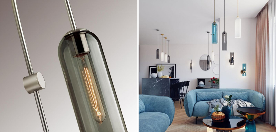 Бра Articolo c дымчатым стеклом Бра Articolo c дымчатым стеклом - Loft-Concept в Грозном