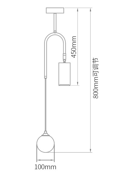 Потолочный светильник Ando Wooden Metal Brass Light 2 плафона в Грозном
