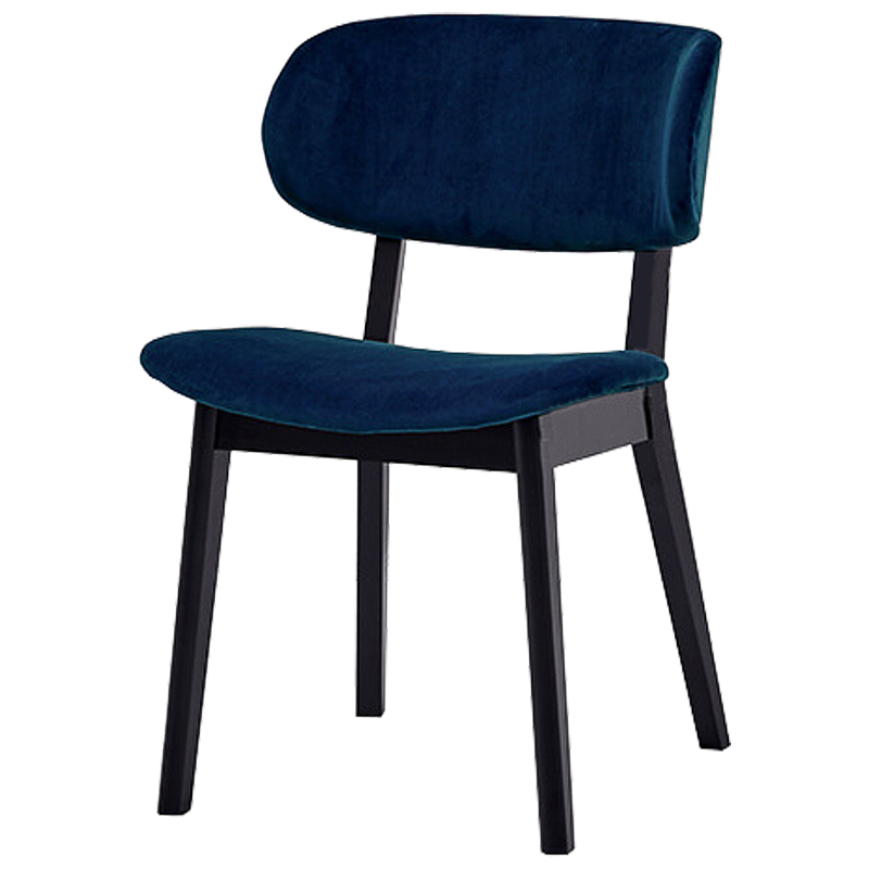 Стул Mungan Stool blue Черный Сапфирово-синий Стул Mungan Stool blue Черный Сапфирово-синий в Грозном | Loft Concept