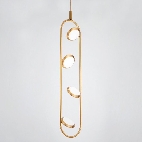 Светильник HOOP LED Four Золотой Светильник HOOP LED Four Золотой в Грозном | Loft Concept