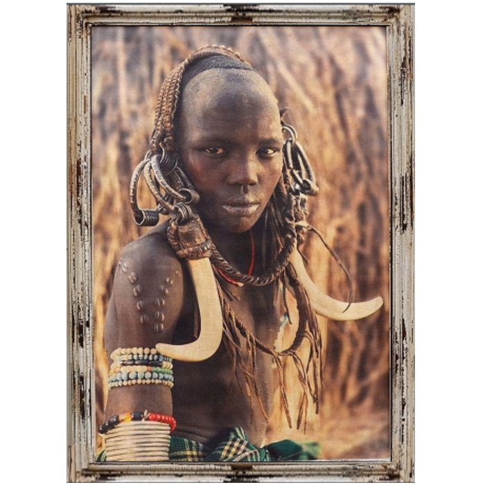 Постер Jovem Mursi Omo Valley Ethiopia Постер Jovem Mursi Omo Valley Ethiopia в Грозном | Loft Concept