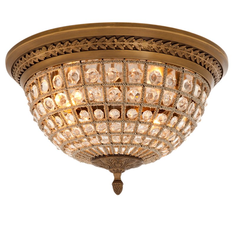 Потолочный светильник Ceiling Lamp Kasbah Antique Brass Латунь Античная полированная Прозрачное Стекло Потолочный светильник Ceiling Lamp Kasbah Antique Brass Латунь Античная полированная Прозрачное Стекло в Грозном | Loft Concept