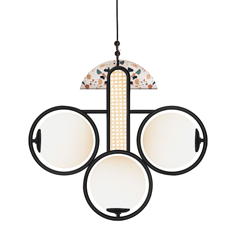 Люстра FRAME I UTU Soulful Lighting Черный Бирюзовый Сиреневый Белое матовое стекло Бежевый Люстра FRAME I UTU Soulful Lighting Черный Бирюзовый Сиреневый Белое матовое стекло Бежевый в Грозном | Loft Concept