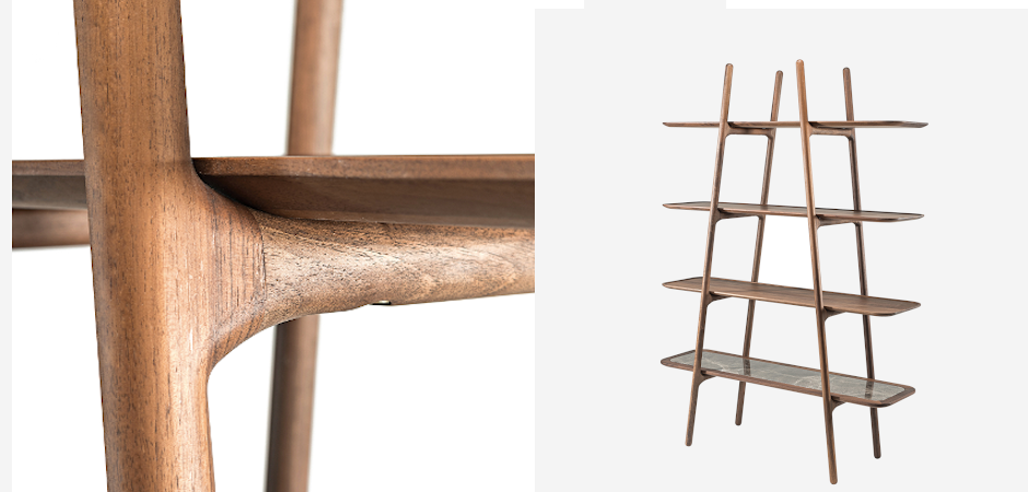 Стеллаж Woak malin shelf system Стеллаж Woak malin shelf system - Loft-Concept в Грозном