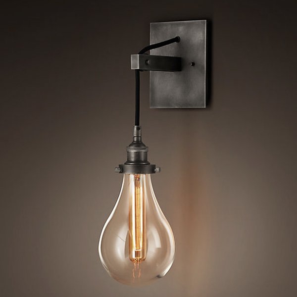 Бра Teardrop Glass Filament Sconce Бра Teardrop Glass Filament Sconce в Грозном | Loft Concept