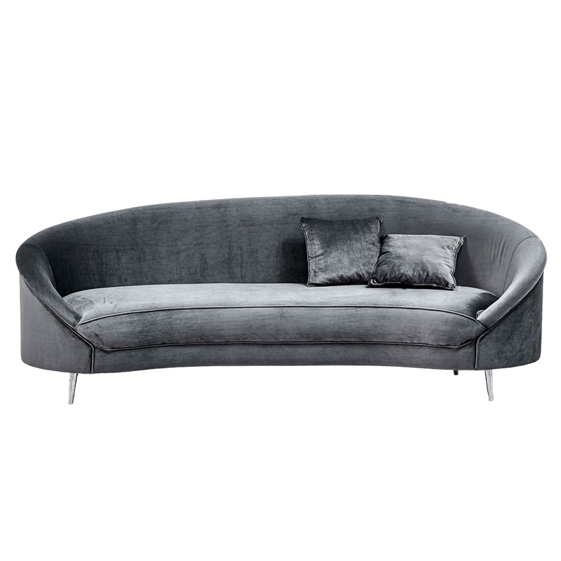 Диван с мягкой обивкой из ткани серый Ethan Sofa Серый Диван с мягкой обивкой из ткани серый Ethan Sofa Серый в Грозном | Loft Concept