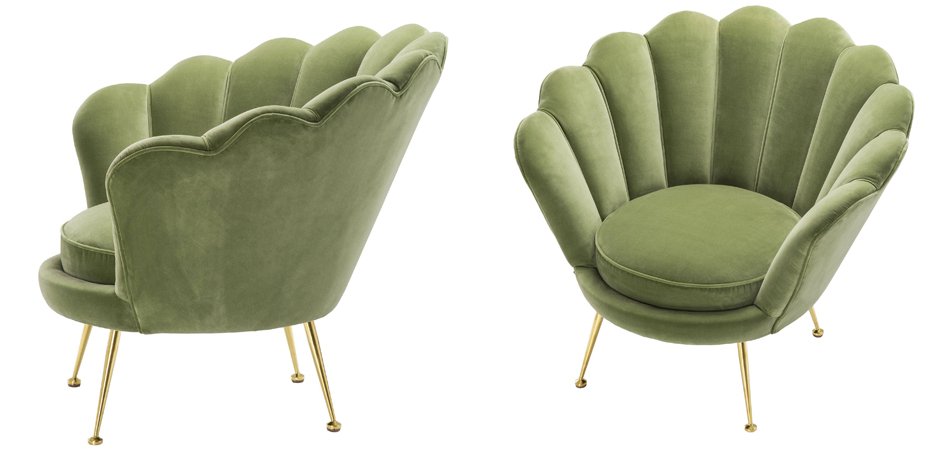 Кресло Eichholtz Chair Trapezium Light Green Кресло Eichholtz Chair Trapezium Light Green - Loft-Concept в Грозном