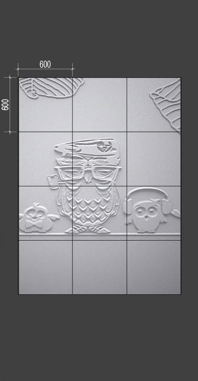 Барельеф OWLS Барельеф OWLS в Грозном