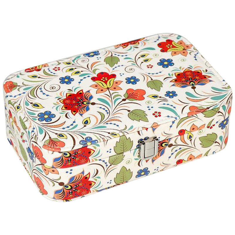Шкатулка Multicilored Floral Pattern Jewerly Organizer Box Мульти Шкатулка Multicilored Floral Pattern Jewerly Organizer Box Мульти в Грозном | Loft Concept