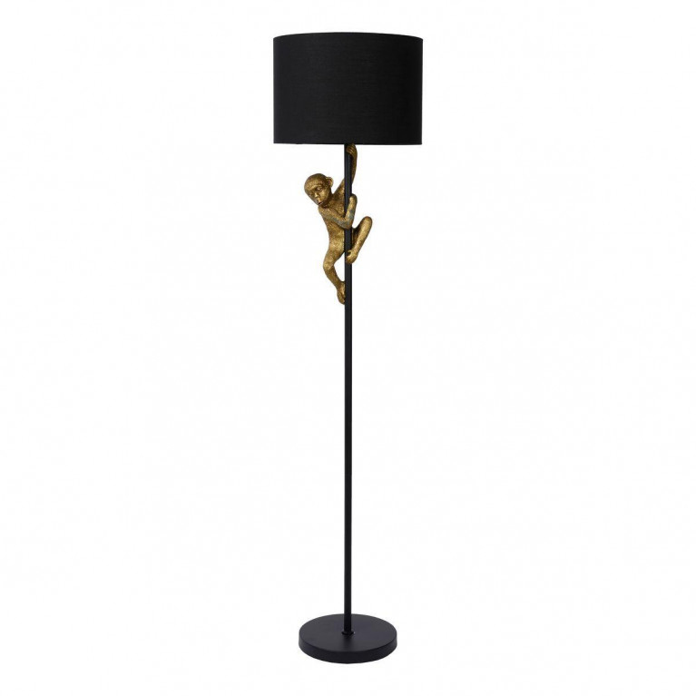 Торшер Climbing Monkey floor lamp Черный Золотой в Грозном | Loft Concept 