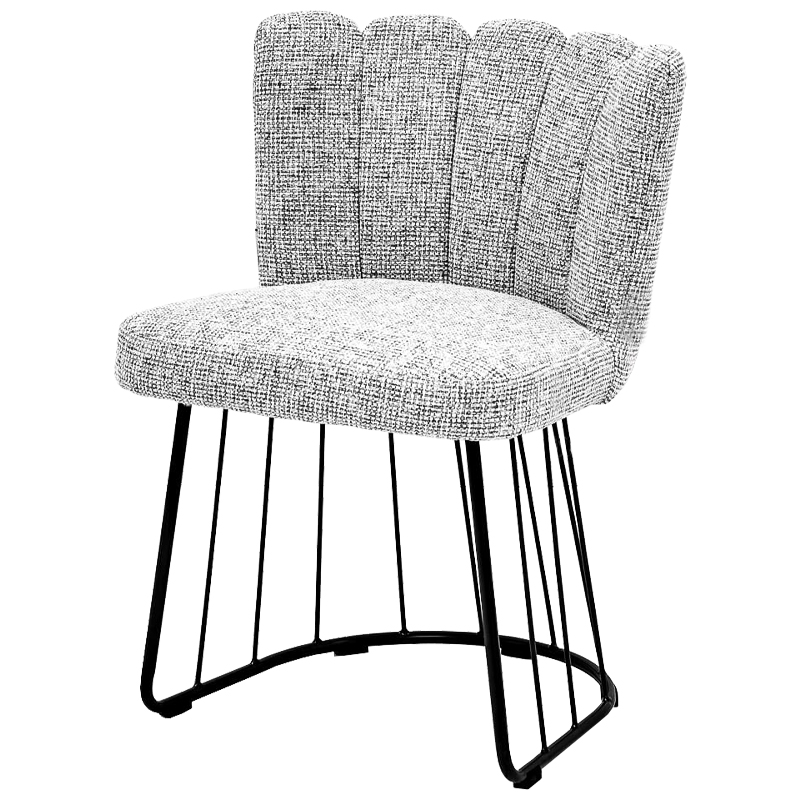 Стул Noah Chair Черный Светло-серый Стул Noah Chair Черный Светло-серый в Грозном | Loft Concept