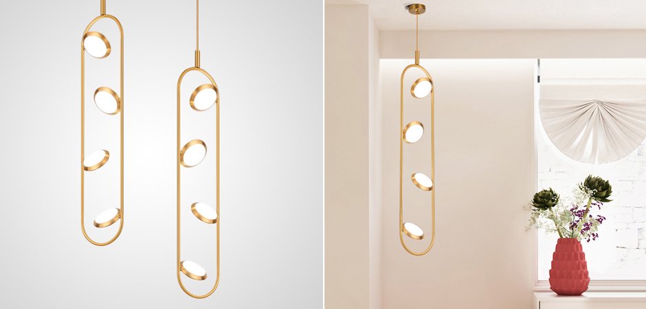 Светильник HOOP LED Four Светильник HOOP LED Four - Loft-Concept в Грозном