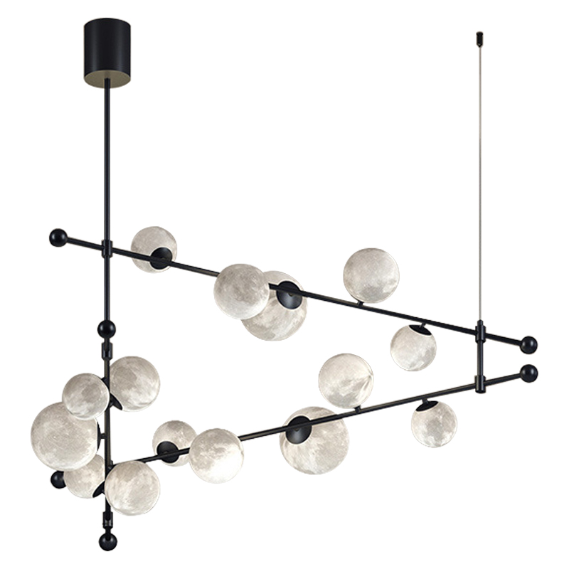 Светильник Tech Lighting Modern Rail Geometric Linear Suspension 15 Black Черный Белый Светильник Tech Lighting Modern Rail Geometric Linear Suspension 15 Black Черный Белый в Грозном | Loft Concept