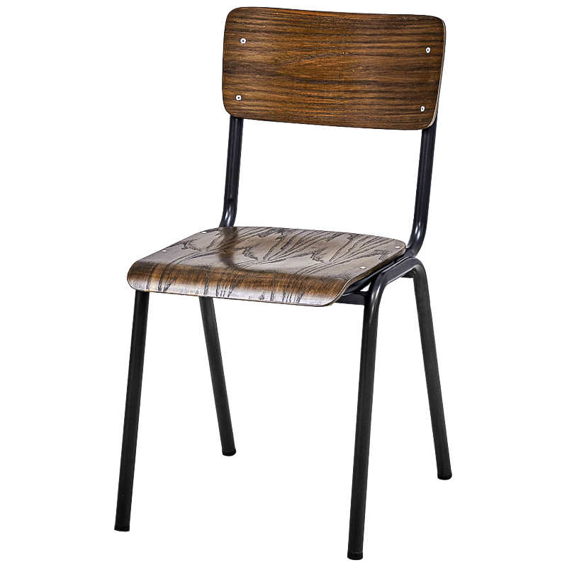 Стул Joshua Loft Stool Коричневый Черный Стул Joshua Loft Stool Коричневый Черный в Грозном | Loft Concept