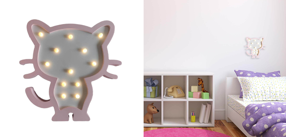 Детский ночник Розовый котенок Детский ночник Розовый котенок - Loft-Concept в Грозном