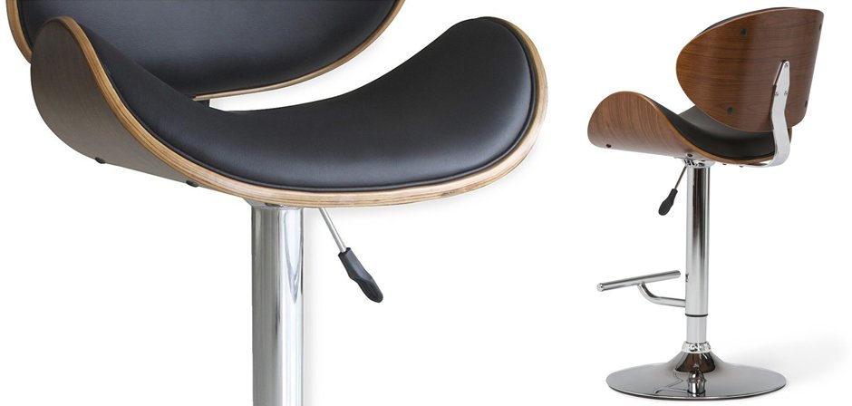 Барный стул Lounge Bar Stool черный Барный стул Lounge Bar Stool черный - Loft-Concept в Грозном