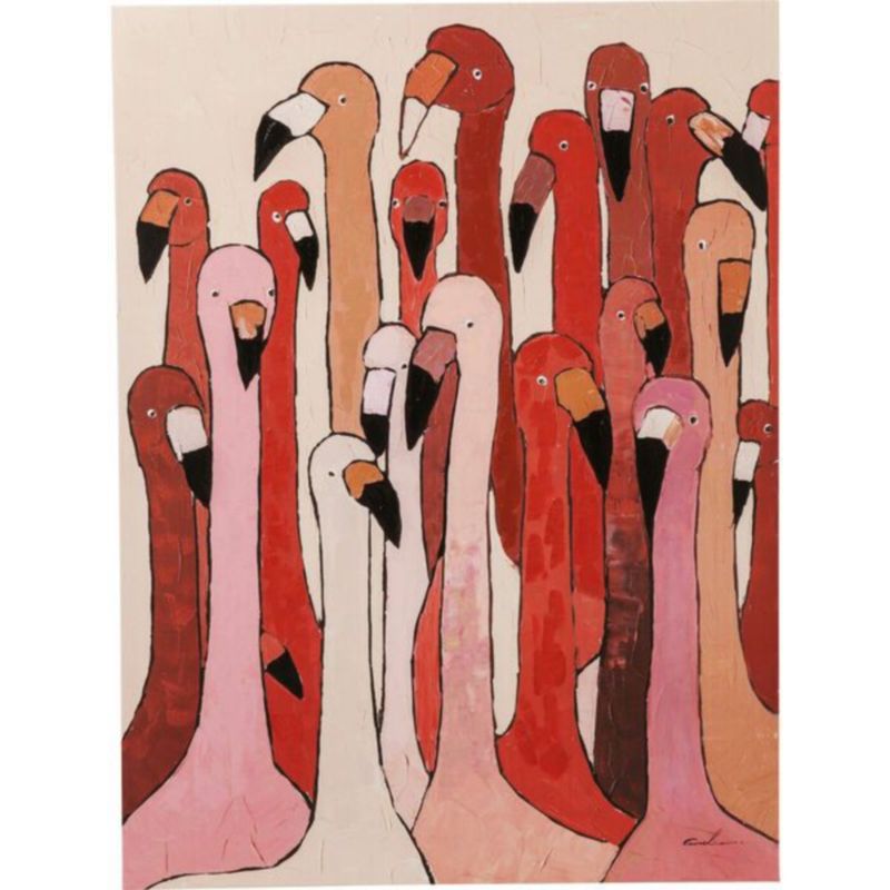 Постер A flock of Flamingos Розовый Постер A flock of Flamingos Розовый в Грозном | Loft Concept