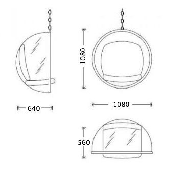 Кресло Bubble Chair Кресло Bubble Chair в Грозном