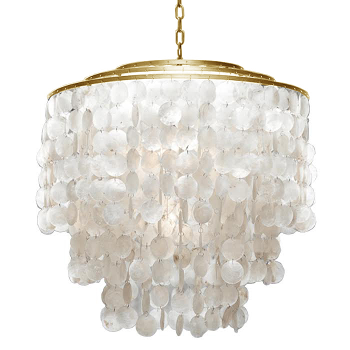Люстра SHELL Chandelier 65 Золото Белый Золотой Люстра SHELL Chandelier 65 Золото Белый Золотой в Грозном | Loft Concept