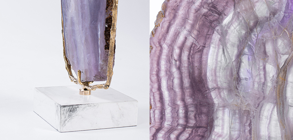 Plaque fluorite pourpre Аксессуар камень Флюорит Plaque fluorite pourpre Аксессуар камень Флюорит - Loft-Concept в Грозном
