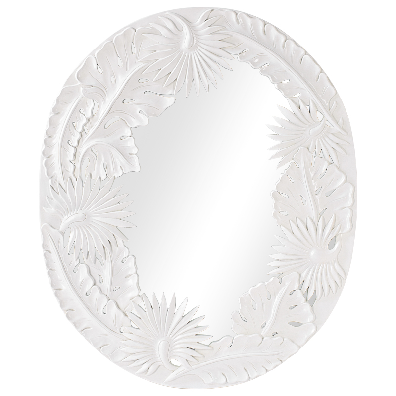 Зеркало Mirror White Jungle Белый Зеркало Mirror White Jungle Белый в Грозном | Loft Concept