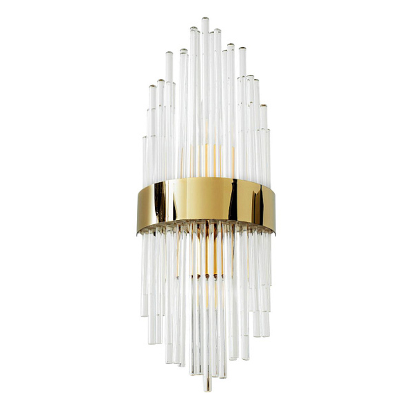 Хрустальное бра Flutes Gold Золотой Хрустальное бра Flutes Gold Золотой в Грозном | Loft Concept