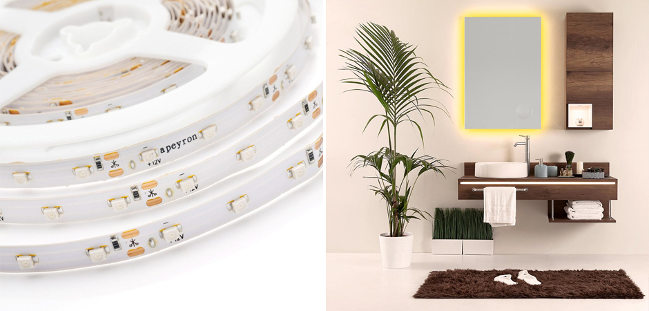 Светодиодная влагозащищенная лента 4,8W/m 60LED/m 3528SMD желтый 5M Светодиодная влагозащищенная лента 4,8W/m 60LED/m 3528SMD желтый 5M - Loft-Concept в Грозном
